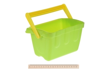 Набор для игры с песком Same Toy Грузовик красная кабина/желтый кузов, 11 предметов (968Ut-1) - Pampik - 6