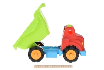 Набір для гри з піском Same Toy Вантажівка червоний, 6 предметів (973Ut-1) - Pampik - 2