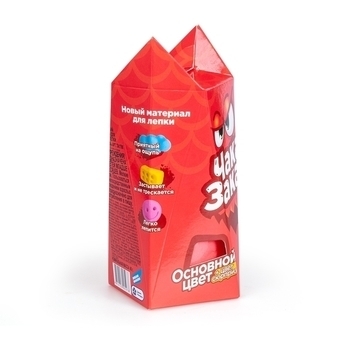 Легкий пластилін Genio Kids Чака-Зака, червоний (TA1790-5) - Pampik - 3