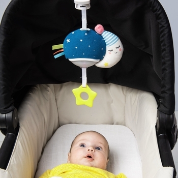 Іграшка-підвіска Taf Toys Сонний місяць, блакитний (12585) - Pampik - 4