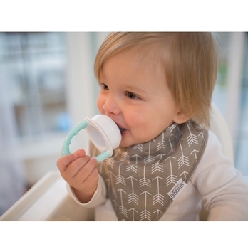 Силиконовый ниблер Dr. Brown's, для введения прикорма, бирюзовый (TF006-P3) - Pampik - 4