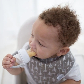 Силиконовый ниблер Dr. Brown's, для введения прикорма, серый (TF007-P3) - Pampik - 4