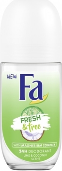 Дезодорант-ролик Fa Fresh&Free Fa Fresh&Free Лайм-Кокос с Магний-комплексом, 50 мл - Pampik
