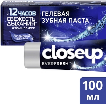 Зубна паста Closeup Everfresh Вибуховий Ментол, 100 мл - Pampik - 6