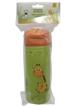 Контейнер для пляшечки універсальний Baby Team Звірята, зелений (1505) - Pampik - 2