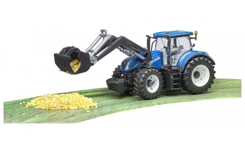 Трактор Bruder New Holland з навантажувачем, М1: 16 (3121) - Pampik - 2