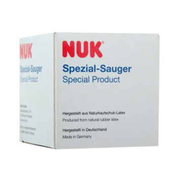 Соска латексна Nuk, ортодонтична, для немовлят з ущелиною губи, 0+ міс. (3953029) - Pampik - 2