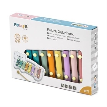 Іграшка музична Viga Toys PolarB Ксилофон-ведмедик (44026) - Pampik - 7