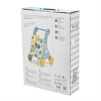 Ходунки-каталка Viga Toys PolarB с бизибордом (44028) - Pampik - 3