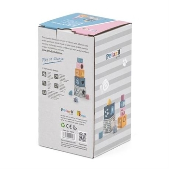 Кубики Viga Toys PolarB Сортуємо і складаємо (44016) - Pampik - 11