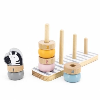 Набір для навчання Viga Toys PolarB Тварини з блоків (44022) - Pampik - 6