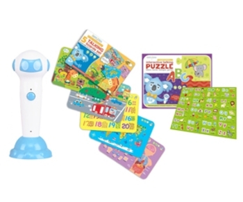 Стартовий набір Smart Koala + Борд інтерактивний Smart Koala 5 в 1 + ABC Puzzle (SKS05IN1ABC) - Pampik