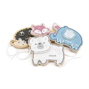 Шнурівка Viga Toys PolarB Звірята, 4 елементи (44044) - Pampik