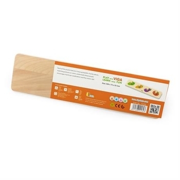 Рамка-вкладиш Viga Toys з ручками Овочі (44532) - Pampik - 3