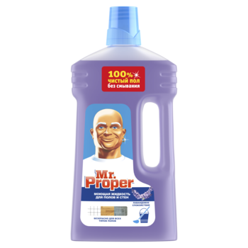 Моющая жидкость для полов и стен Mr. Proper Лаванда, 1 л - Pampik