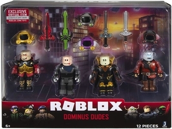 Игровой набор коллекционных фигурок Jazwares Roblox Four Figure Pack Dominus Dudes W7 (ROB0306) - Pampik - 3