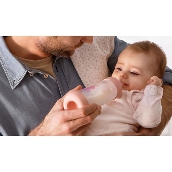 Пляшечка для годування Chicco Perfect 5, з силіконовою соскою, 240 мл, рожевий (20223.10.40) - Pampik - 9