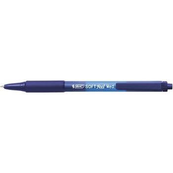 Ручки шариковые BIC Soft Feel Clic Grip, синий, 3 шт. (837396) - Pampik - 4