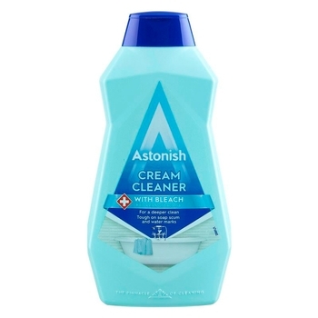 Очищающий крем для всего дома Astonish Bleach Cream Cleaner с отбеливателем, 500 мл - Pampik