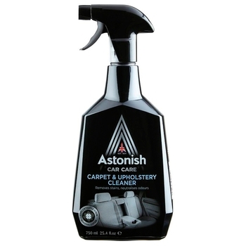 Очиститель текстильных и ковровых поверхностей в салоне авто Astonish Carpet & Upholstery Cleaner, 750 мл - Pampik