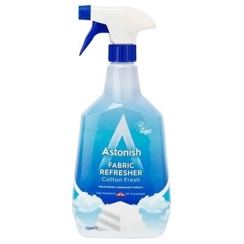 Нейтрализатор запахов для ковровых покрытий и одежды Astonish Fabric Refresher, 750 мл - Pampik