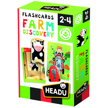 Розвиваючі картки Монтессорі Headu Ферма і її мешканці (MU24001) - Pampik