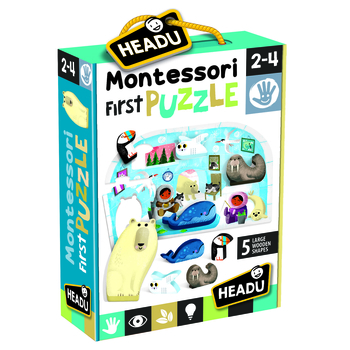 Мій перший пазл Монтессорі Headu Полярний світ (MU24711) - Pampik