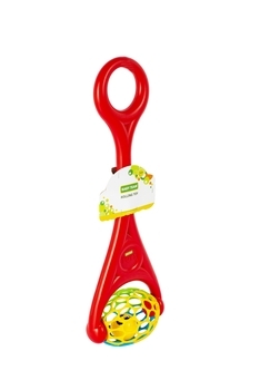 Іграшка-каталка на Baby Team, червоний (8662) - Pampik - 4