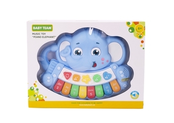 Піаніно музичне Baby Team Слоник (8630) - Pampik - 4