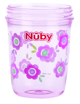 Поїльник Nuby, з трубочкою-непроливайкою, 240 мл, рожевий (NV0414017pink) - Pampik - 2