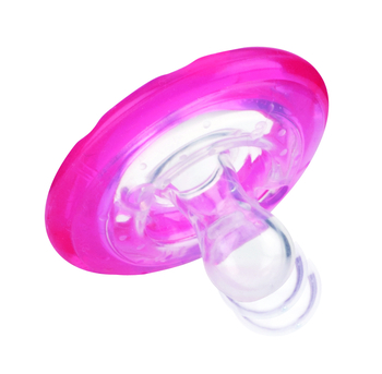 Силіконова пустушка Nuby Вишенька, з природним рухом соска, 6+ міс., рожевий (5787MACSpink) - Pampik