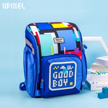Рюкзак Upixel Funny Square School, синій (WY-U18-007M) - Pampik - 7