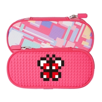 Пенал Upixel Super class Lattice, рожевий (WY-B012С) - Pampik