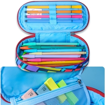 Пенал Upixel Super class Lattice, синій (WY-B012O) - Pampik - 3