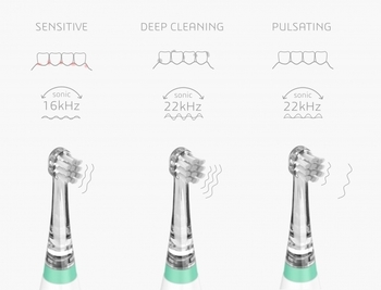 Електрична зубна щітка Nuvita, для дітей від 3 міс. до 5 років (NV1151) - Pampik - 7