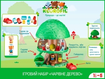 Ігровий набір Klorofil Чарівне дерево, з 2 персонажами (700200F) - Pampik - 7