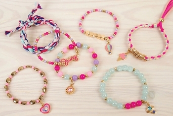 Набір для створення браслетів Make it Real Juicy Couture Сонячне сяйво з кристалами Swarovski (MR4409) - Pampik - 4