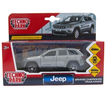 Автомодель Technopark Jeep Grand Cherokee (CHEROKEE-12-GY(FOB)) - Pampik - 12