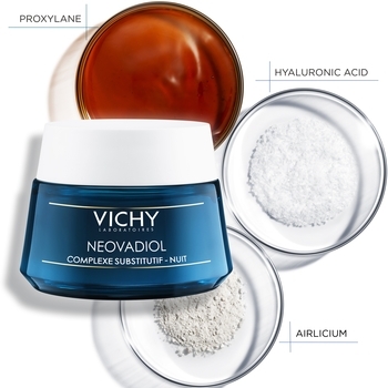 Нічний антивіковий крем-догляд Vichy Neovadiol, з компенсуючим ефектом для шкіри всіх типів, 50 мл - Pampik - 7