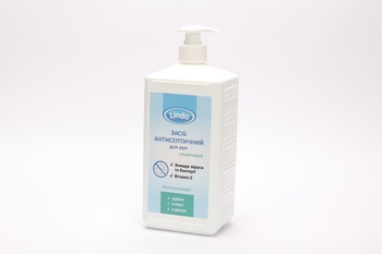 Антисептик для рук Lindo, з дозатором, 1 л (U 795) - Pampik - 3