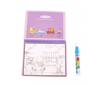 Книжечка-розмальовка водна Вaby Team Машинка (9030_машинка) - Pampik - 6