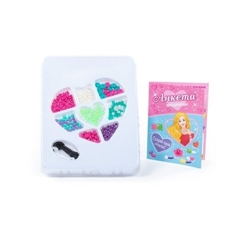 Набор бусин для творчества Polesie Маленькая модница, в коробке, 235 эл. (78421) - Pampik - 2