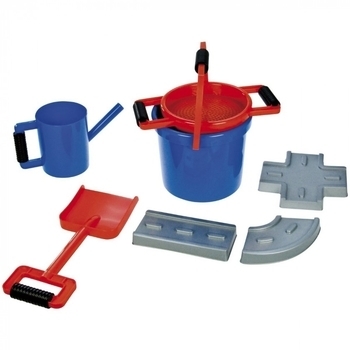 Набор для игры с песком Lena Стройка, 7 предметов (5442) - Pampik