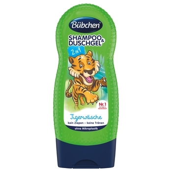 Шампунь для волосся і тіла Bubchen Тигр, 230 мл - Pampik