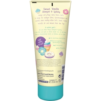 Шампунь-бальзам для волосся Bubchen Солодка ваніль, 200 мл - Pampik - 2