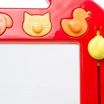 Магнитная доска для рисования Battat Рафаэль 4 штампа, красный (BX1294Z) - Pampik - 3