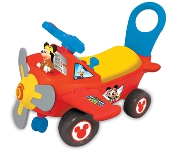 Чудомобиль Kiddieland Микки Маус 3 в 1, красный (53587) - Pampik