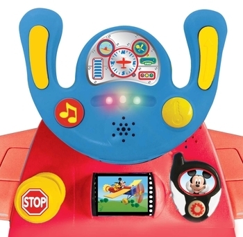 Чудомобиль Kiddieland Микки Маус 3 в 1, красный (53587) - Pampik - 4