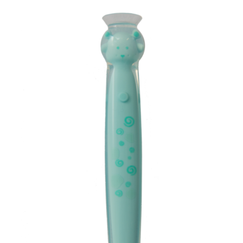 Силіконова ложка Kinderenok Happy Meal, блакитний (290520) - Pampik - 6