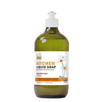 Рідке мило EcoPlant For Home нейтралізує запах, для кухні, 650 мл - Pampik